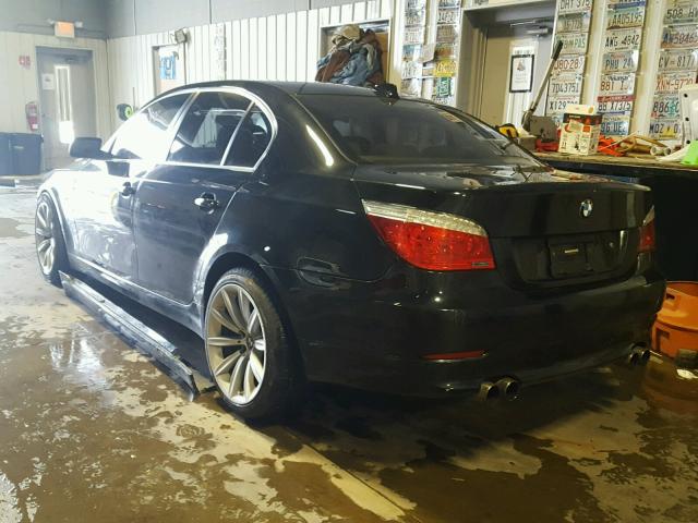 WBANV93508CZ67458 - 2008 BMW 535 XI BLACK photo 3