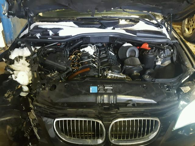 WBANV93508CZ67458 - 2008 BMW 535 XI Чорний фото 7