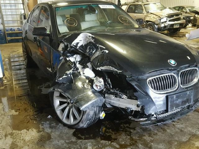 WBANV93508CZ67458 - 2008 BMW 535 XI BLACK photo 9