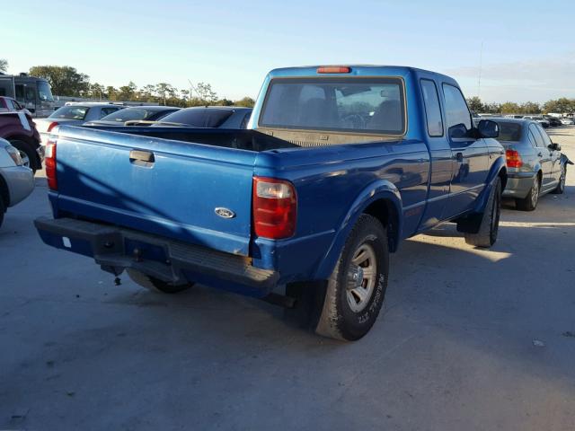 1FTYR14U11PB37324 - 2001 FORD RANGER SUP BLUE photo 4