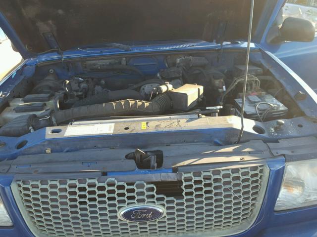 1FTYR14U11PB37324 - 2001 FORD RANGER SUP BLUE photo 7