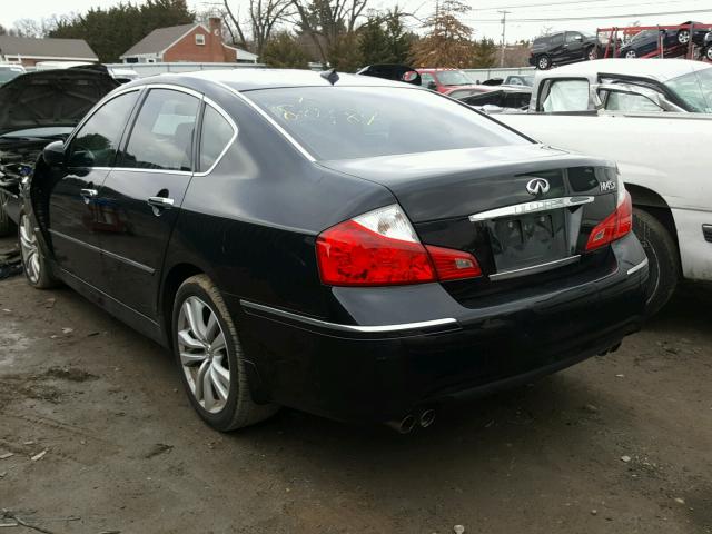 JNKBY01F18M550928 - 2008 INFINITI M45 BLACK photo 3