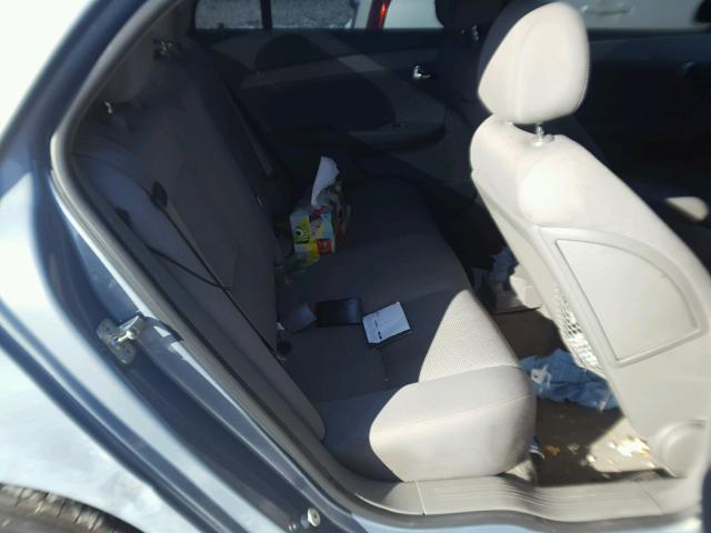 1G1ZH57B79F230447 - 2009 CHEVROLET MALIBU 1LT ნაცრისფერი ფოტო 6