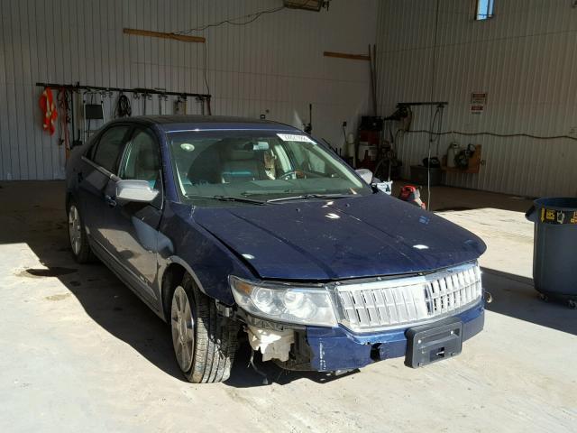 3LNHM26T77R651040 - 2007 LINCOLN MKZ BLUE photo 1