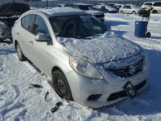 3N1CN7AP0CL897480 - 2012 NISSAN VERSA S SILVER photo 1