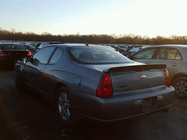 2G1WK161X69396021 - 2006 CHEVROLET MONTE CARL GRAY photo 3