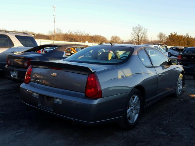 2G1WK161X69396021 - 2006 CHEVROLET MONTE CARL 灰色 照片 4