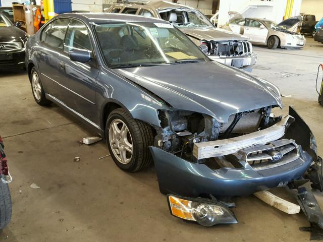 4S3BL616057227905 - 2005 SUBARU LEGACY 2.5 BLUE photo 1