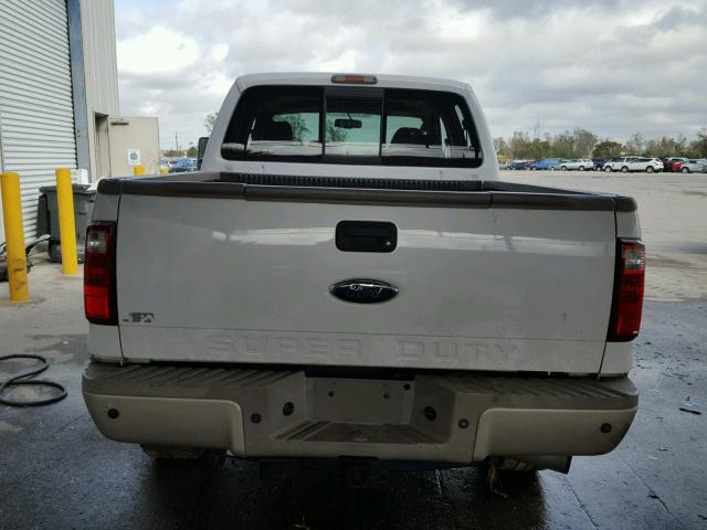 1FTSW21R98EC47810 - 2008 FORD F250 SUPER WHITE photo 9