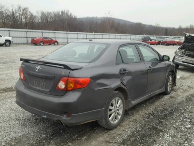 2T1BU4EE9AC419691 - 2010 TOYOTA COROLLA BA GRAY photo 4