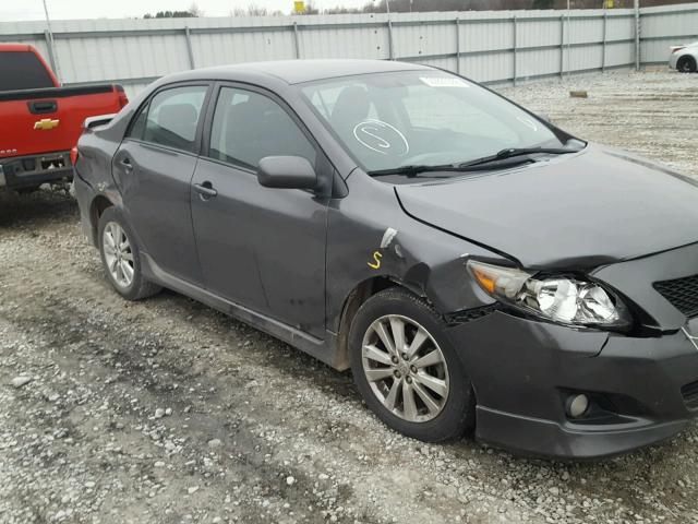 2T1BU4EE9AC419691 - 2010 TOYOTA COROLLA BA GRAY photo 9