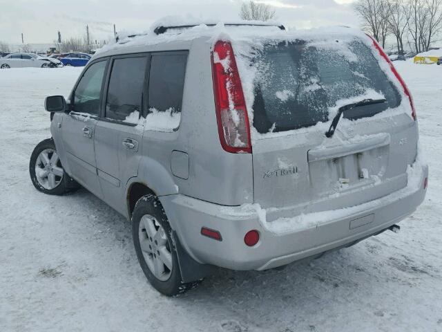 JN8BT08T05W001642 - 2005 NISSAN X-TRAIL XE SILVER photo 3