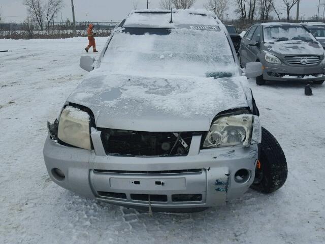 JN8BT08T05W001642 - 2005 NISSAN X-TRAIL XE SILVER photo 9