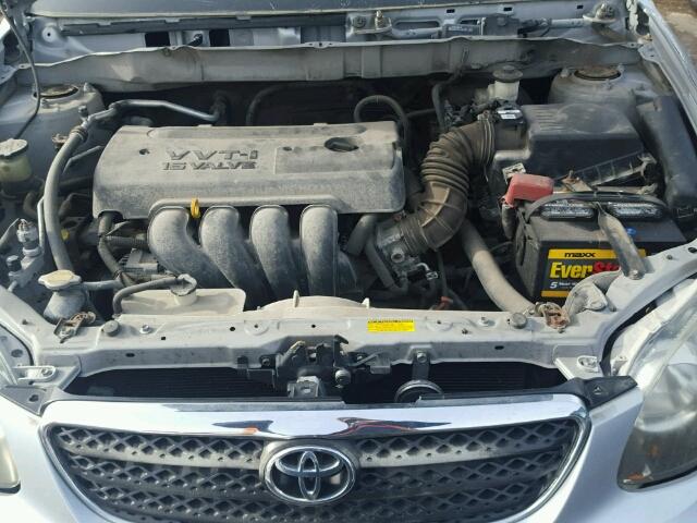 1NXBR32E76Z640244 - 2006 TOYOTA COROLLA CE SILVER photo 7