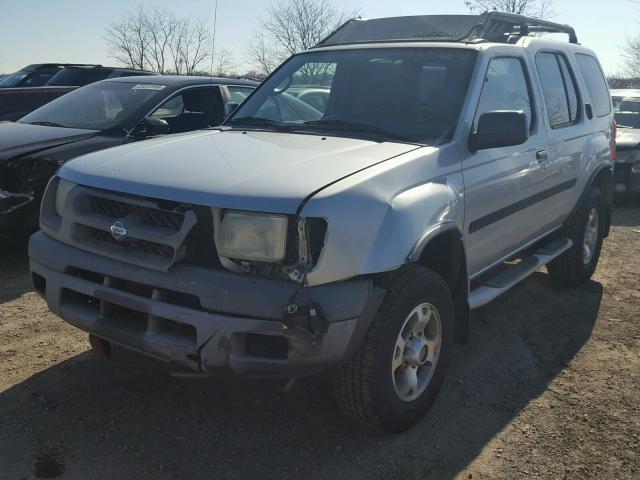 5N1ED28Y61C510803 - 2001 NISSAN XTERRA XE SILVER photo 2