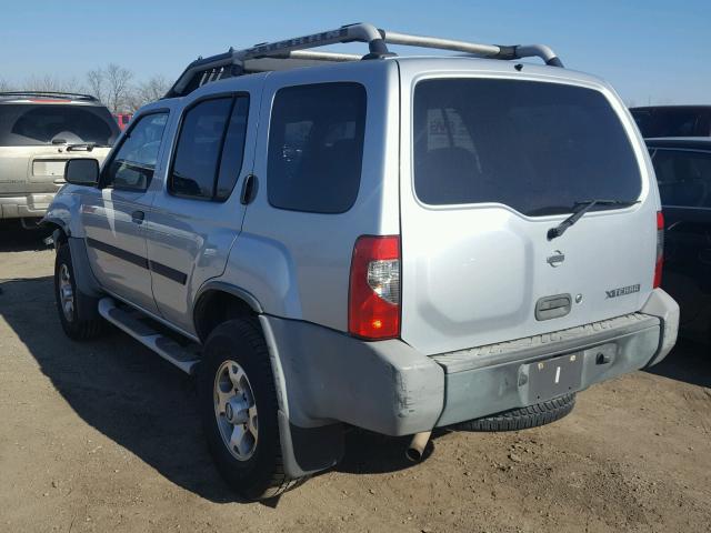 5N1ED28Y61C510803 - 2001 NISSAN XTERRA XE SILVER photo 3