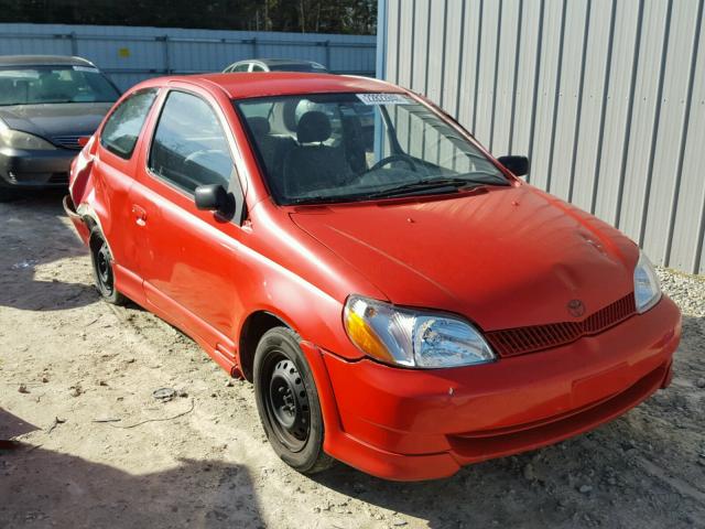 JTDAT123X10173194 - 2001 TOYOTA ECHO RED photo 1