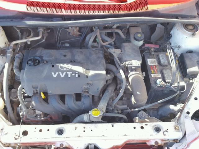 JTDAT123X10173194 - 2001 TOYOTA ECHO RED photo 7