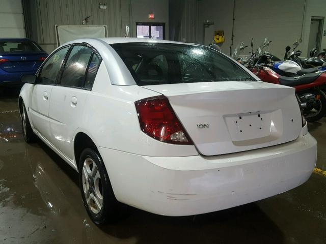 1G8AL52F33Z120637 - 2003 SATURN ION LEVEL WHITE photo 3