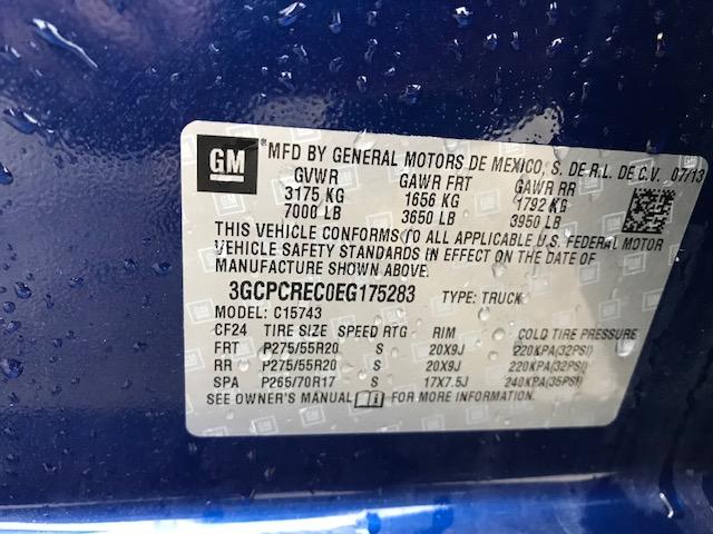 3GCPCREC0EG175283 - 2014 CHEVROLET SILVERADO BLUE photo 10