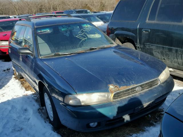 4S3BK4352V6325612 - 1997 SUBARU LEGACY L GREEN photo 1