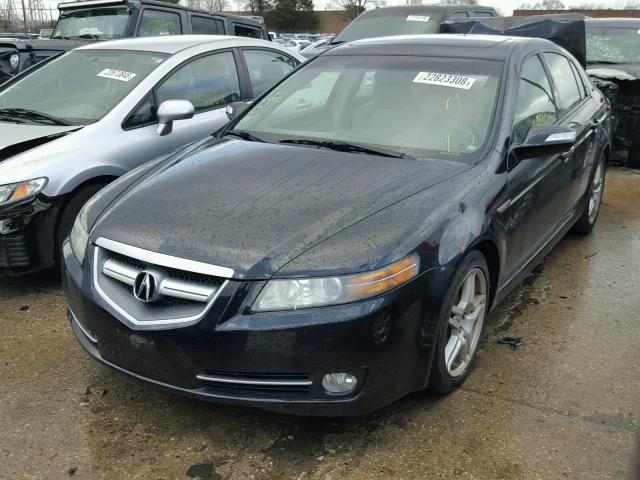 19UUA66247A036855 - 2007 ACURA TL BLACK photo 2