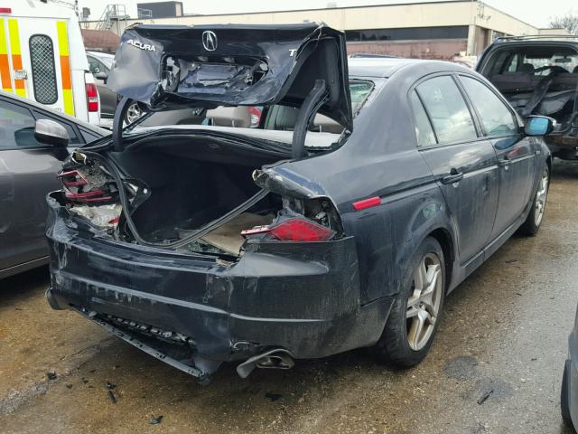 19UUA66247A036855 - 2007 ACURA TL BLACK photo 4