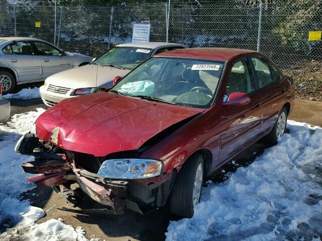 3N1CB51D75L475843 - 2005 NISSAN SENTRA 1.8 MAROON photo 2