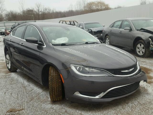 1C3CCCAB6FN650134 - 2015 CHRYSLER 200 LIMITE CHARCOAL photo 1