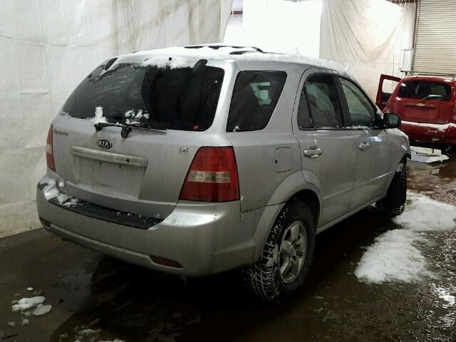 KNDJC736875729249 - 2007 KIA SORENTO EX SILVER photo 4