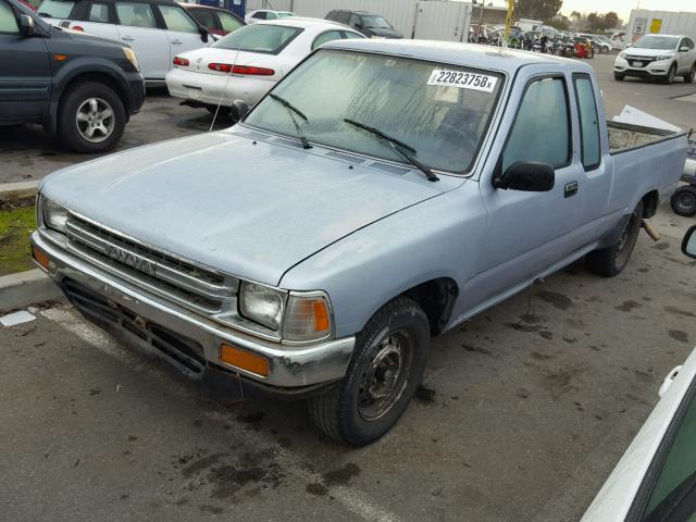 JT4RN93P9M5028412 - 1991 TOYOTA PICKUP 1/2 SILVER photo 2