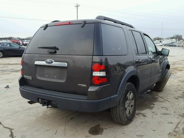 1FMEU73E37UA94061 - 2007 FORD EXPLORER X CHARCOAL photo 4