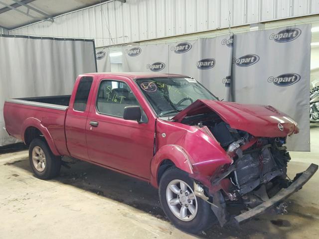 1N6DD26T53C452741 - 2003 NISSAN FRONTIER K BURGUNDY photo 1