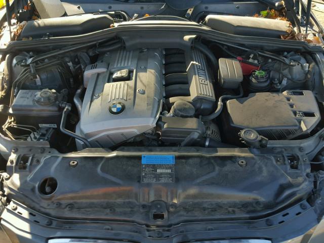 WBANE73536CM30195 - 2006 BMW 530 I CHARCOAL photo 7