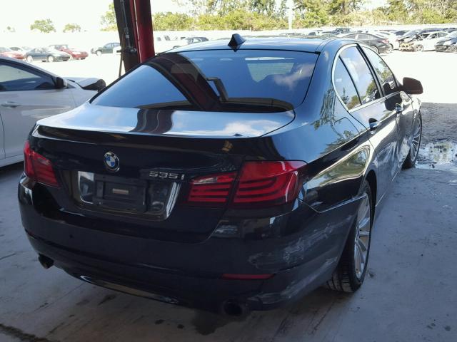 WBAFU7C53BC876526 - 2011 BMW 535 XI BLACK photo 4