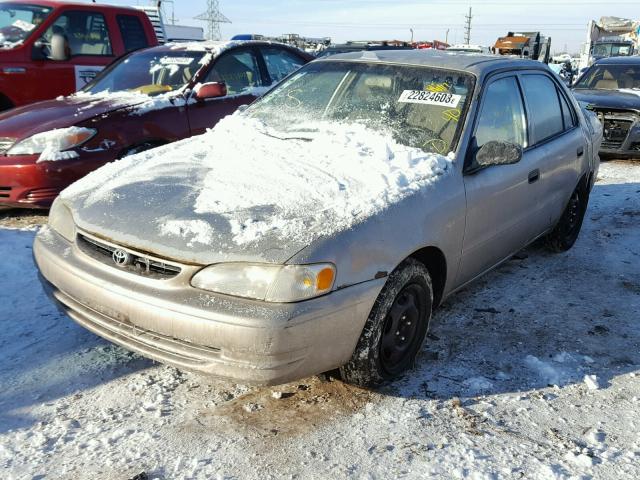 1NXBR12E7YZ323779 - 2000 TOYOTA COROLLA VE SILVER photo 2