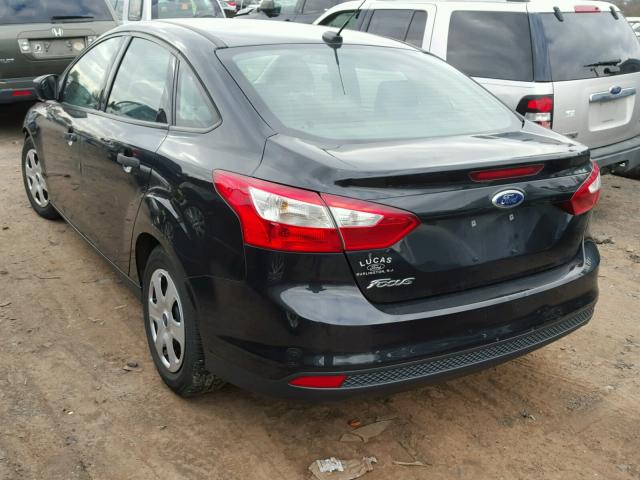 1FADP3E26EL189550 - 2014 FORD FOCUS S BLACK photo 3