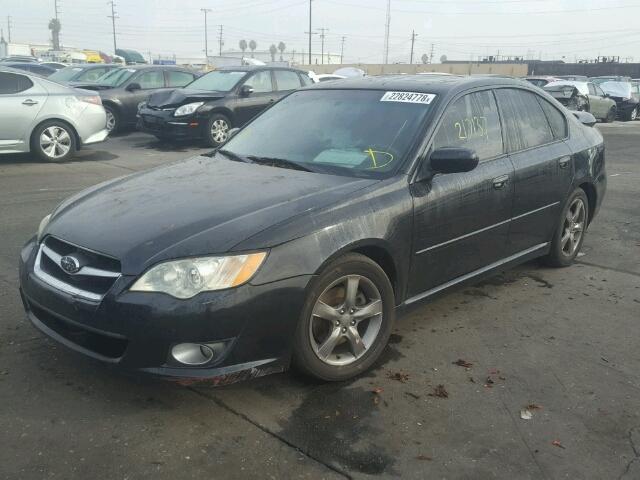 4S3BL626687213011 - 2008 SUBARU LEGACY 2.5 BLACK photo 2