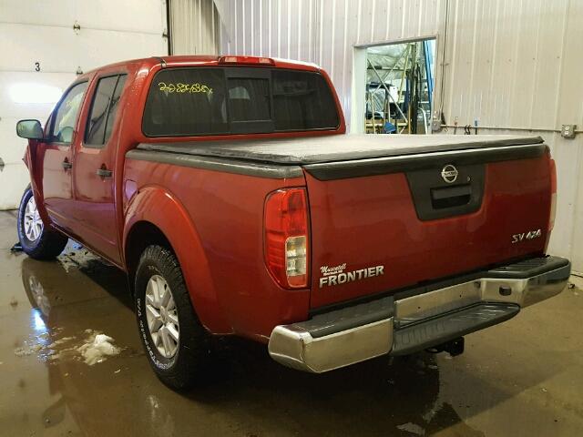 1N6AD0EV7GN769747 - 2016 NISSAN FRONTIER S RED photo 3