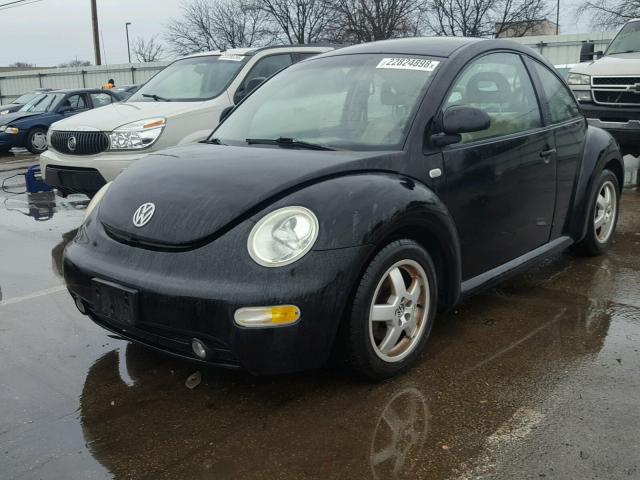 3VWCA21C6XM403399 - 1999 VOLKSWAGEN NEW BEETLE BLACK photo 2