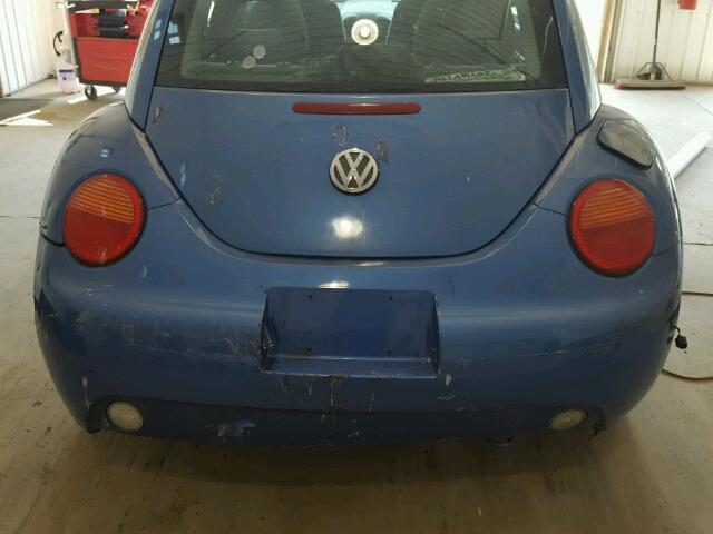 3VWCC21C8YM438067 - 2000 VOLKSWAGEN NEW BEETLE BLUE photo 9