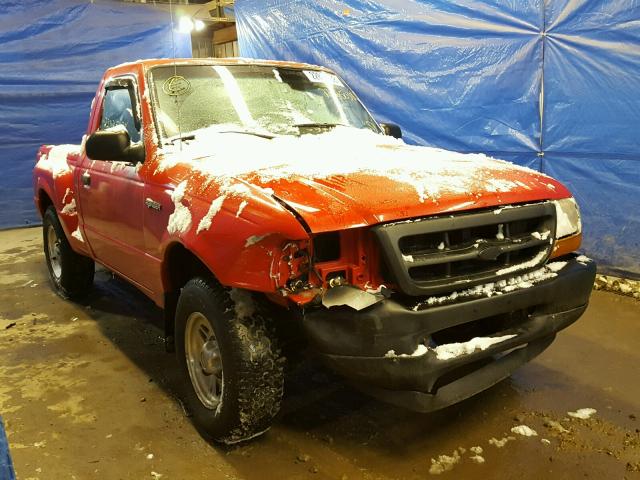 1FTYR10C0WTA23861 - 1998 FORD RANGER RED photo 1