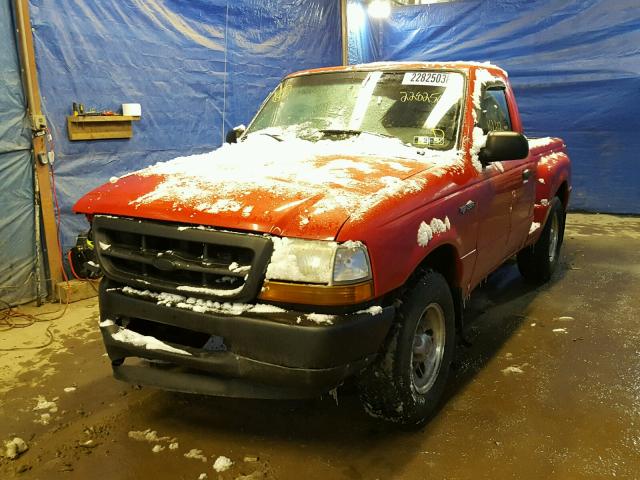 1FTYR10C0WTA23861 - 1998 FORD RANGER RED photo 2