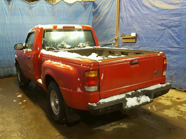 1FTYR10C0WTA23861 - 1998 FORD RANGER RED photo 3