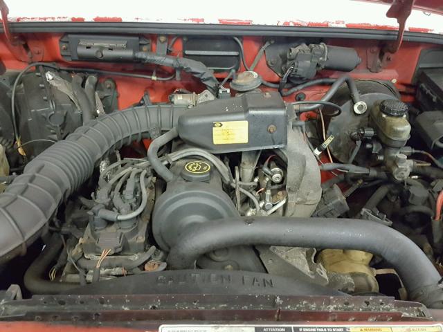 1FTYR10C0WTA23861 - 1998 FORD RANGER RED photo 7