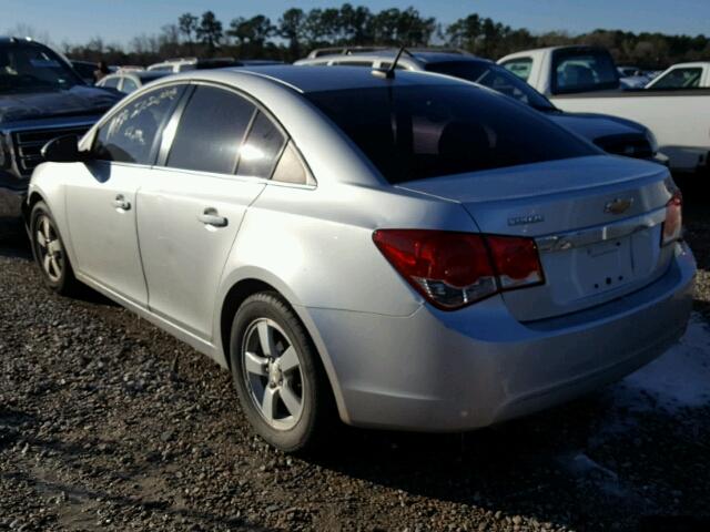 1G1PC5SB1E7157996 - 2014 CHEVROLET CRUZE LT SILVER photo 3