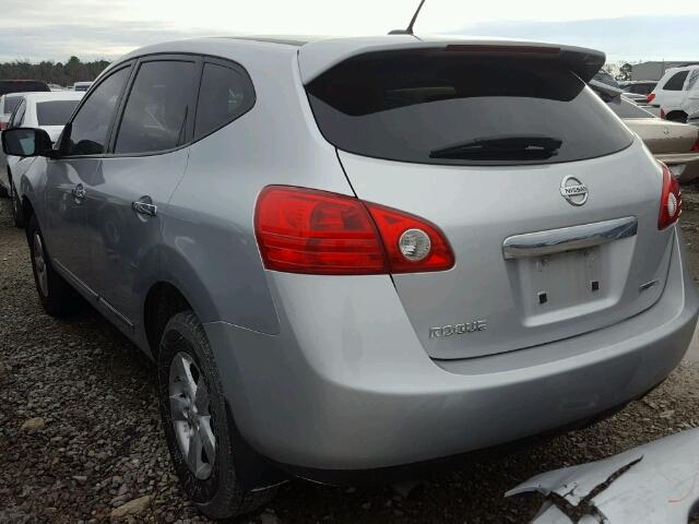 JN8AS5MT7DW551159 - 2013 NISSAN ROGUE S SILVER photo 3