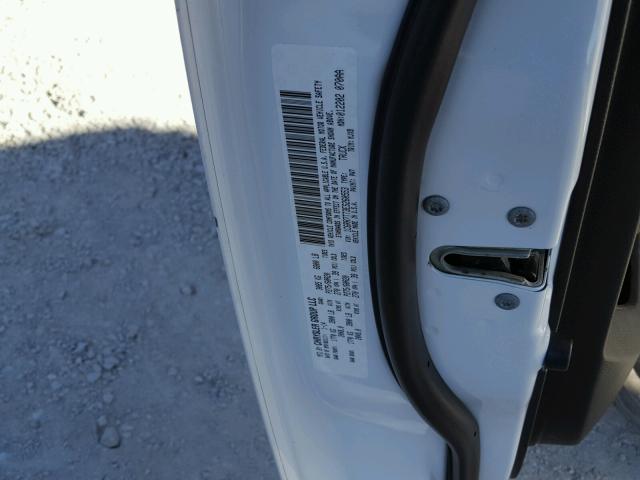 1C6RR7TT3ES260553 - 2014 RAM 1500 SLT WHITE photo 10