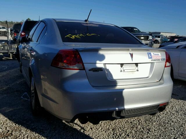 6G2ER57789L183095 - 2009 PONTIAC G8 SILVER photo 3