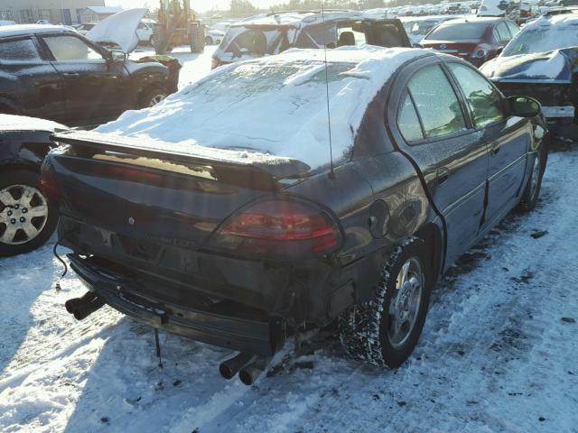 1G2NW52E54M620212 - 2004 PONTIAC GRAND AM G BLACK photo 4